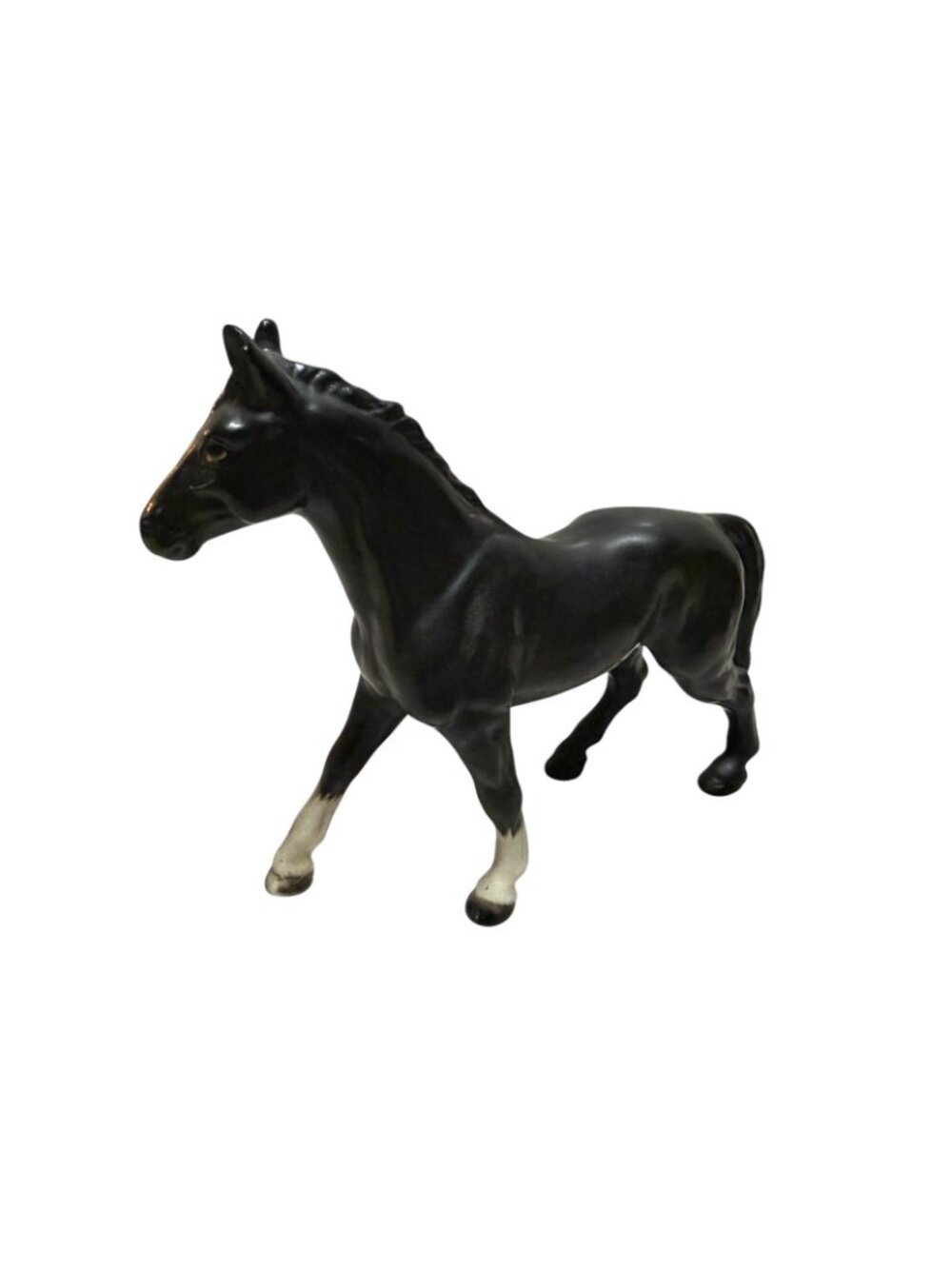 Relco Vintage Ceramic Hand Painted Black Horse Figurine Collectible Japan - Picture 3 of 10